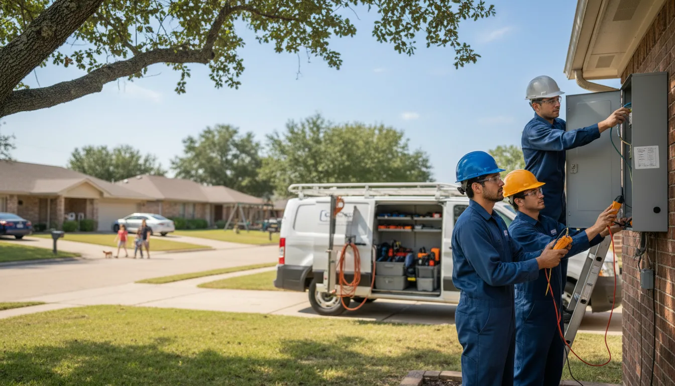 Certified electrician providing emergency electrical services in Tennille, GA
